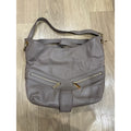 Michael Kors Jamesport Pebble Leather Large Shoulder Tote in Tan