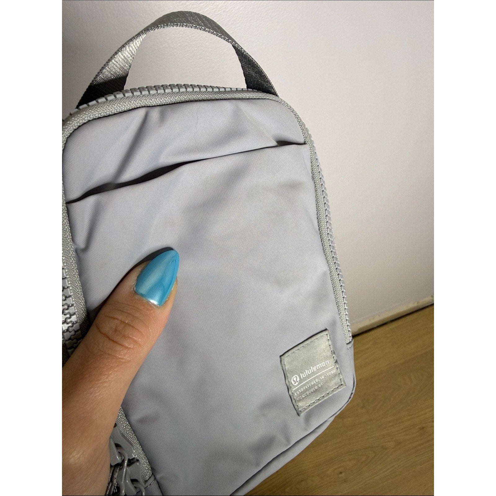 lululemon athletica Light Gray Compact Crossbody Belt Bag
