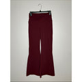 Fabletics Fabluxe Flared Yoga Pants in Burgundy Size Small