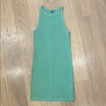 Old Navy Green Ribbed Sleeveless Midi Dress Size Large