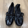 Old Navy Round Toe Ballet Flats w/ Buckle and Eyelet Strap Size 11