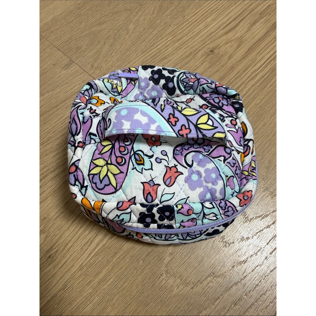 Vera Bradley Quilted Floral Travel Pouch - Purple Multi