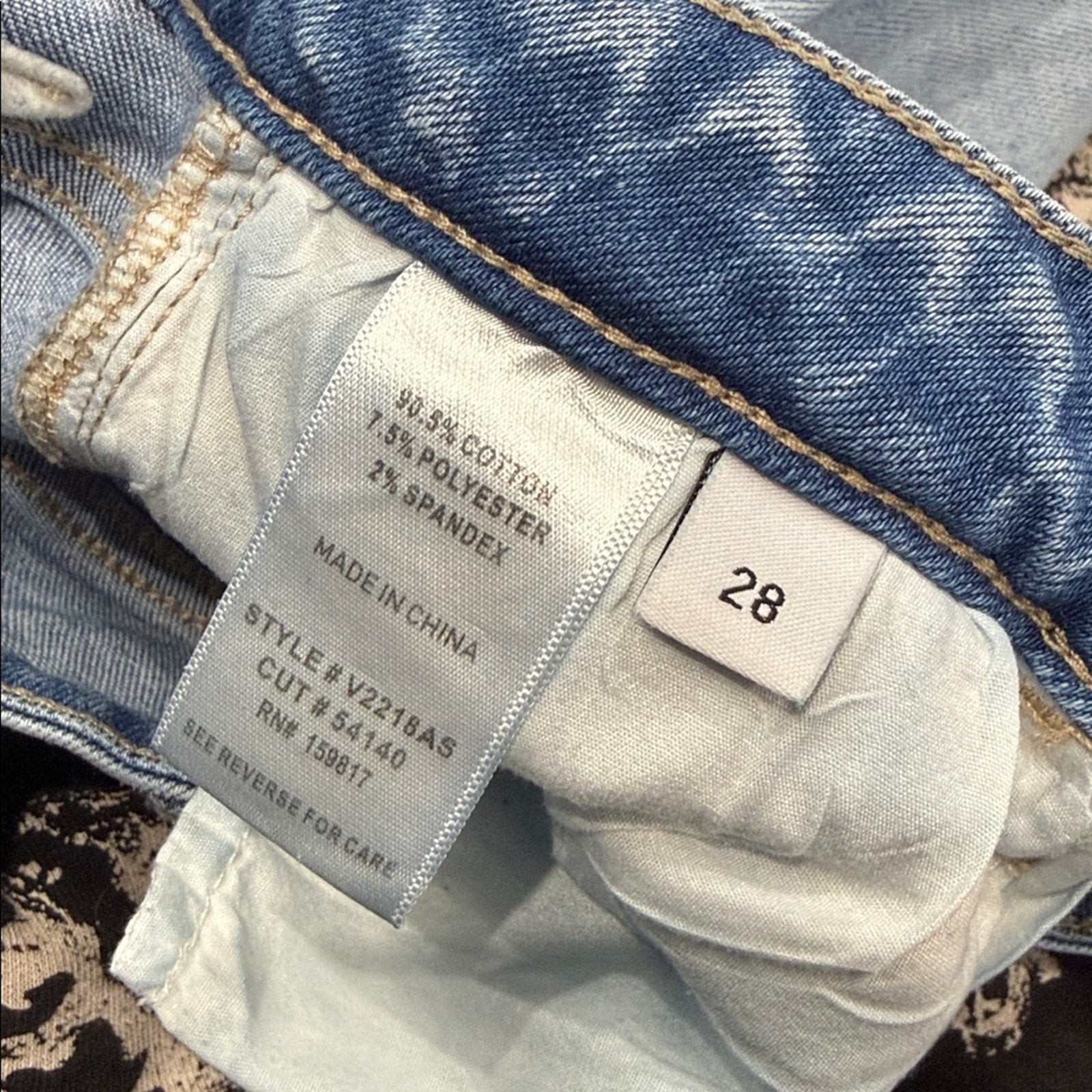 Altar'd State Light Blue Distressed Denim Jeans Size 28