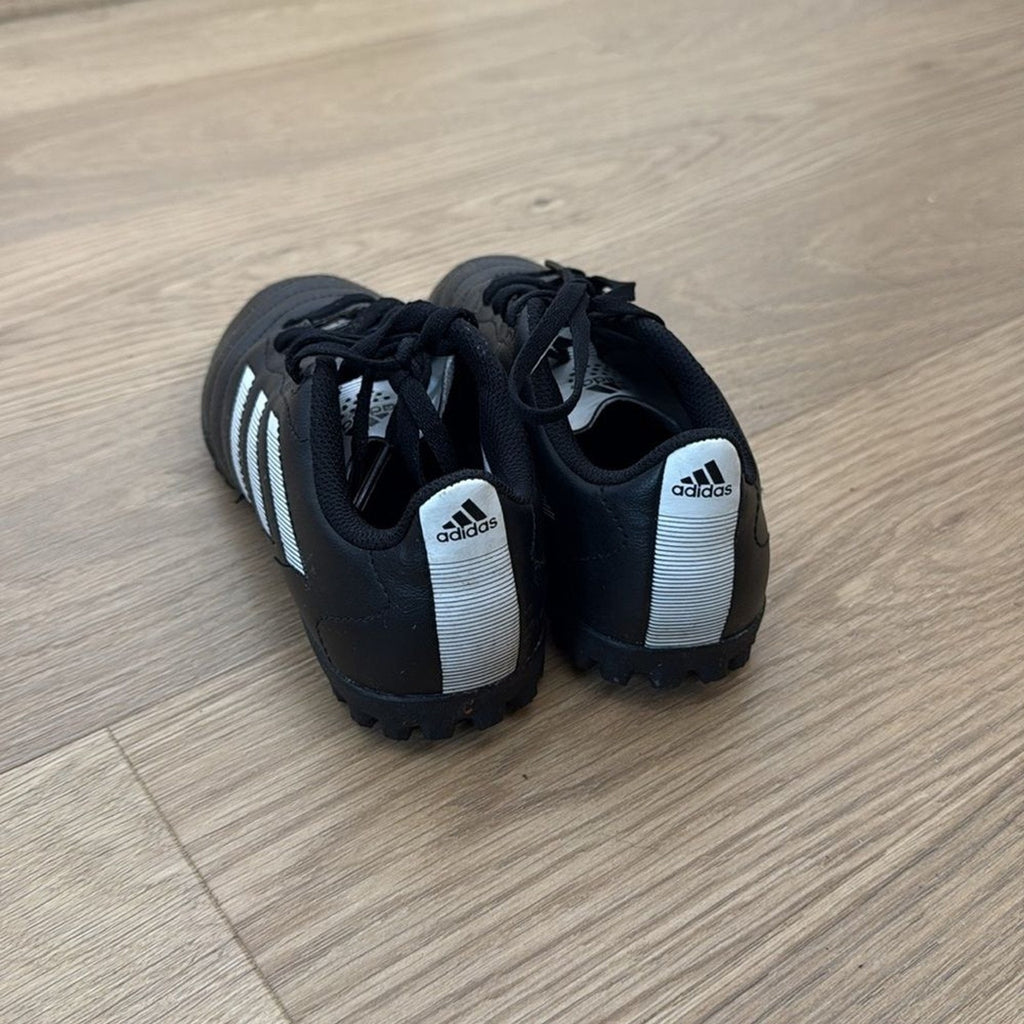 Adidas Goletto VIII TF Artificial Turf Soccer Shoes (Black/White) Size 3