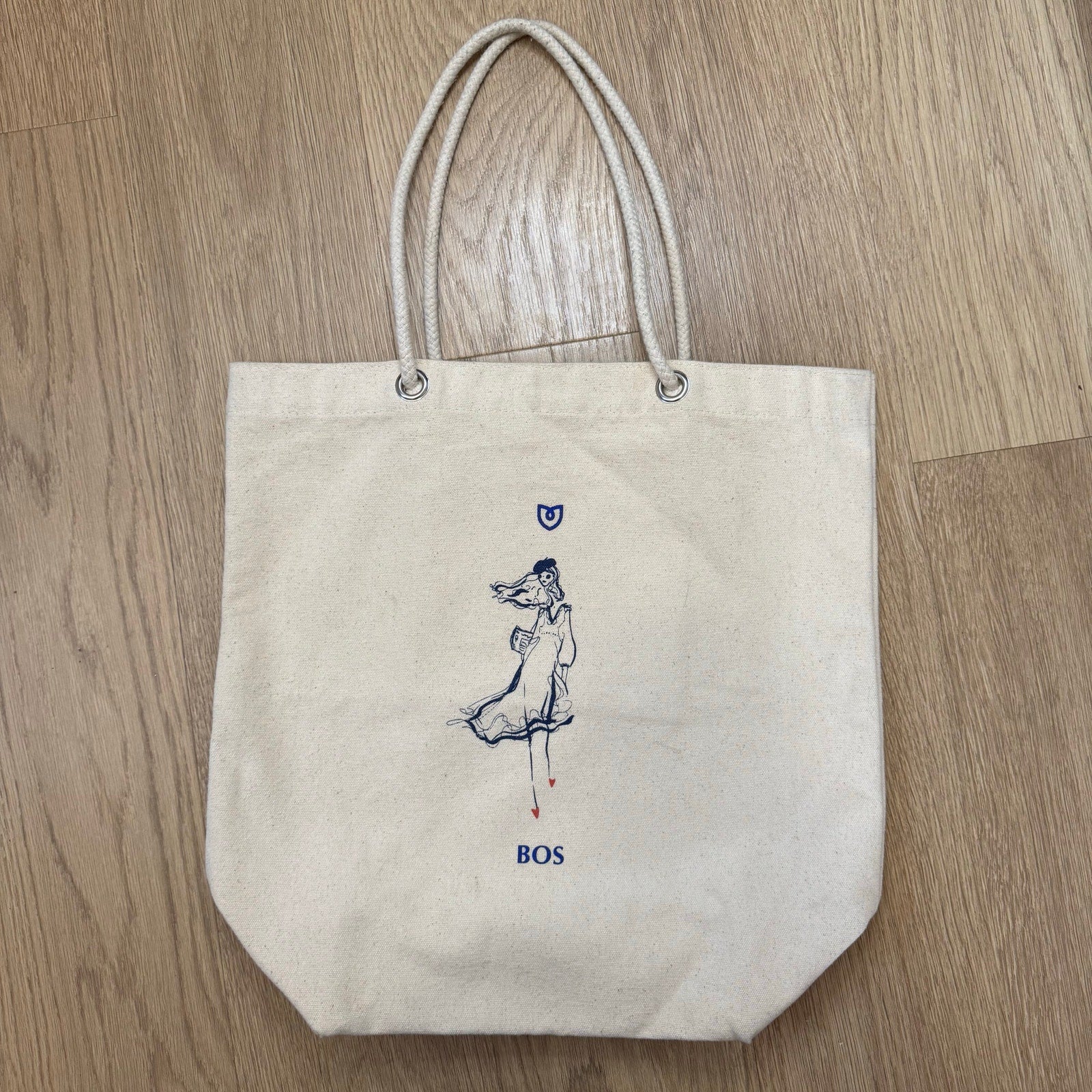 Rothy's Boston / Newbury Store Exclusive Canvas Rope Handled Tote Bag