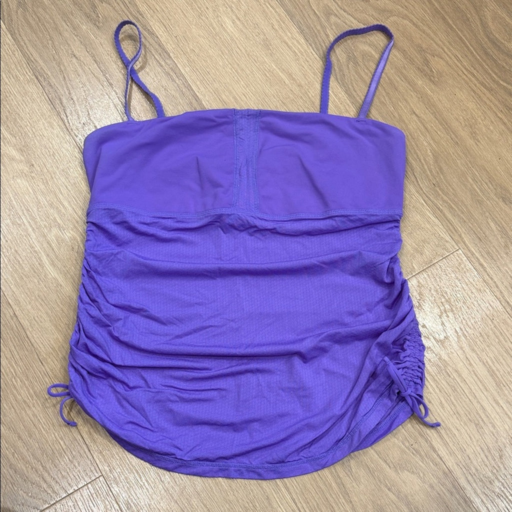 Lululemon Convertible Strapless/Strappy Ruched Tank - Purple - Size 8