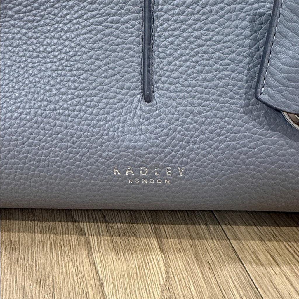 Radley London Hillgate Place Medium Multiway Leather Grab Bag in Grey