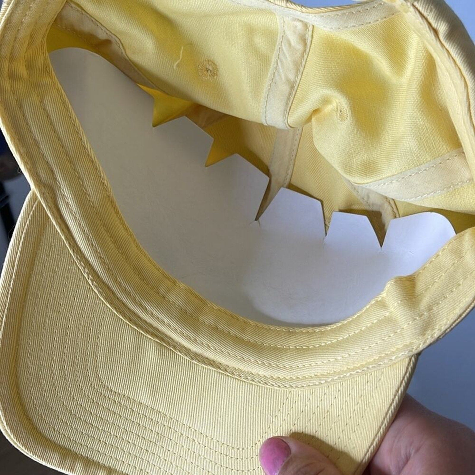 Maine Nubble Light Yellow Embroidered Adjustable Baseball Cap Hat NWOT