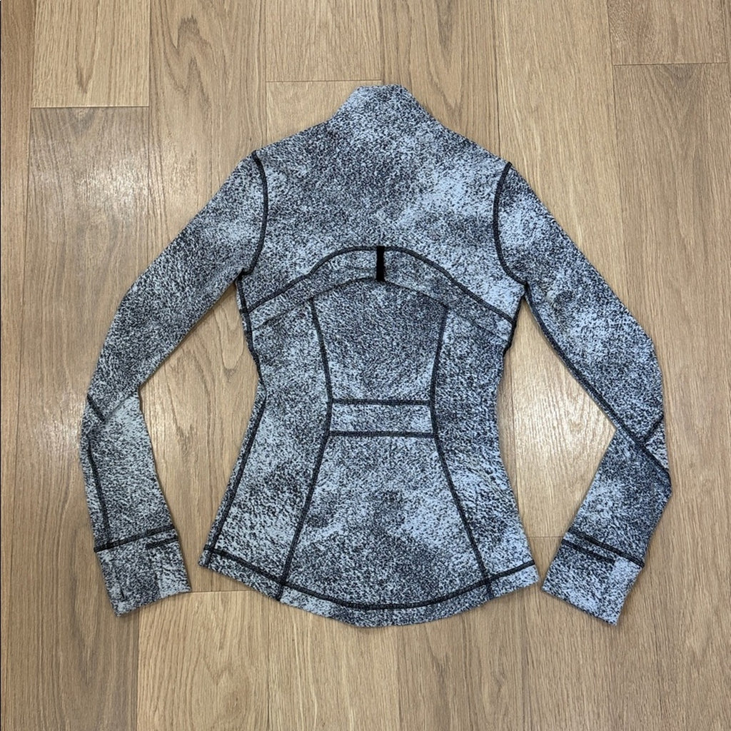 Lululemon Define Spray Jacquard Black White Colorway Luon Women's Jacket