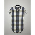 Old Navy Button Front Short Sleeve Plaid Dress Size Medium