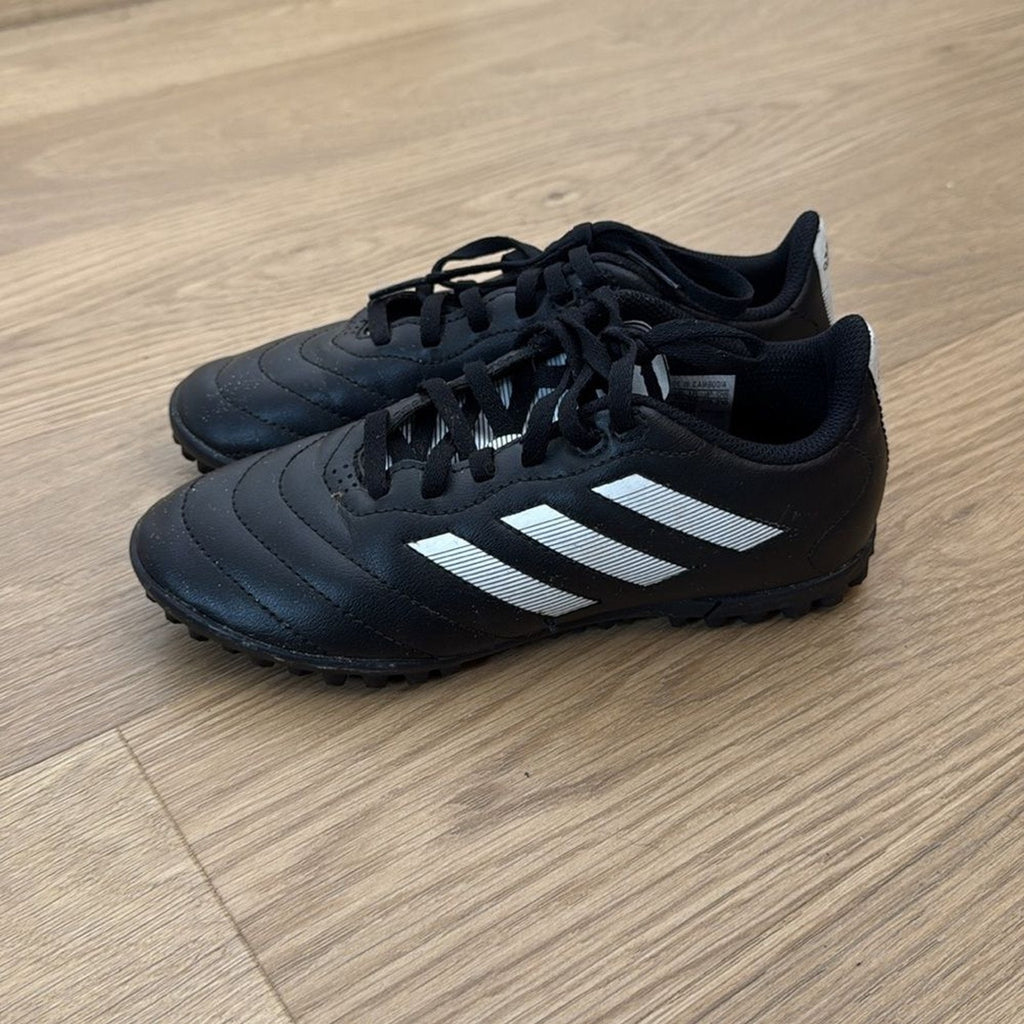 Adidas Goletto VIII TF Artificial Turf Soccer Shoes (Black/White) Size 3
