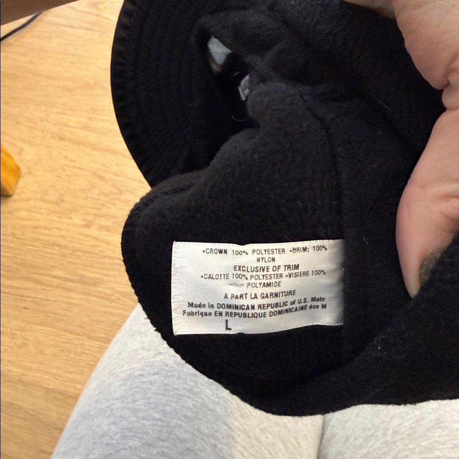 Patagonia Black Fleece Brimmed Hat - Size Large, Adjustable