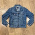 Lucky Brand The Tomboy Trucker Classic Blue Denim Jacket Size Small