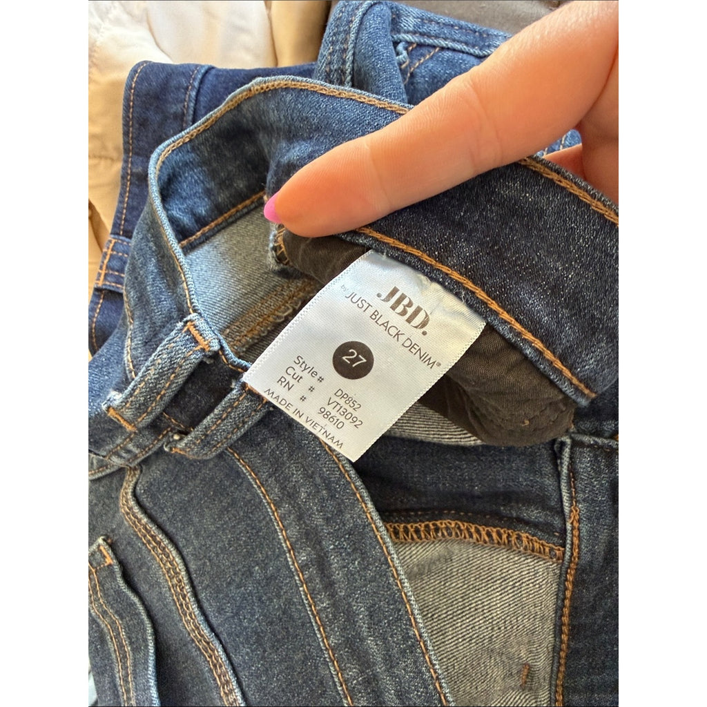 Just Black Denim  Dark Blue Carpenter Jeans Size 27