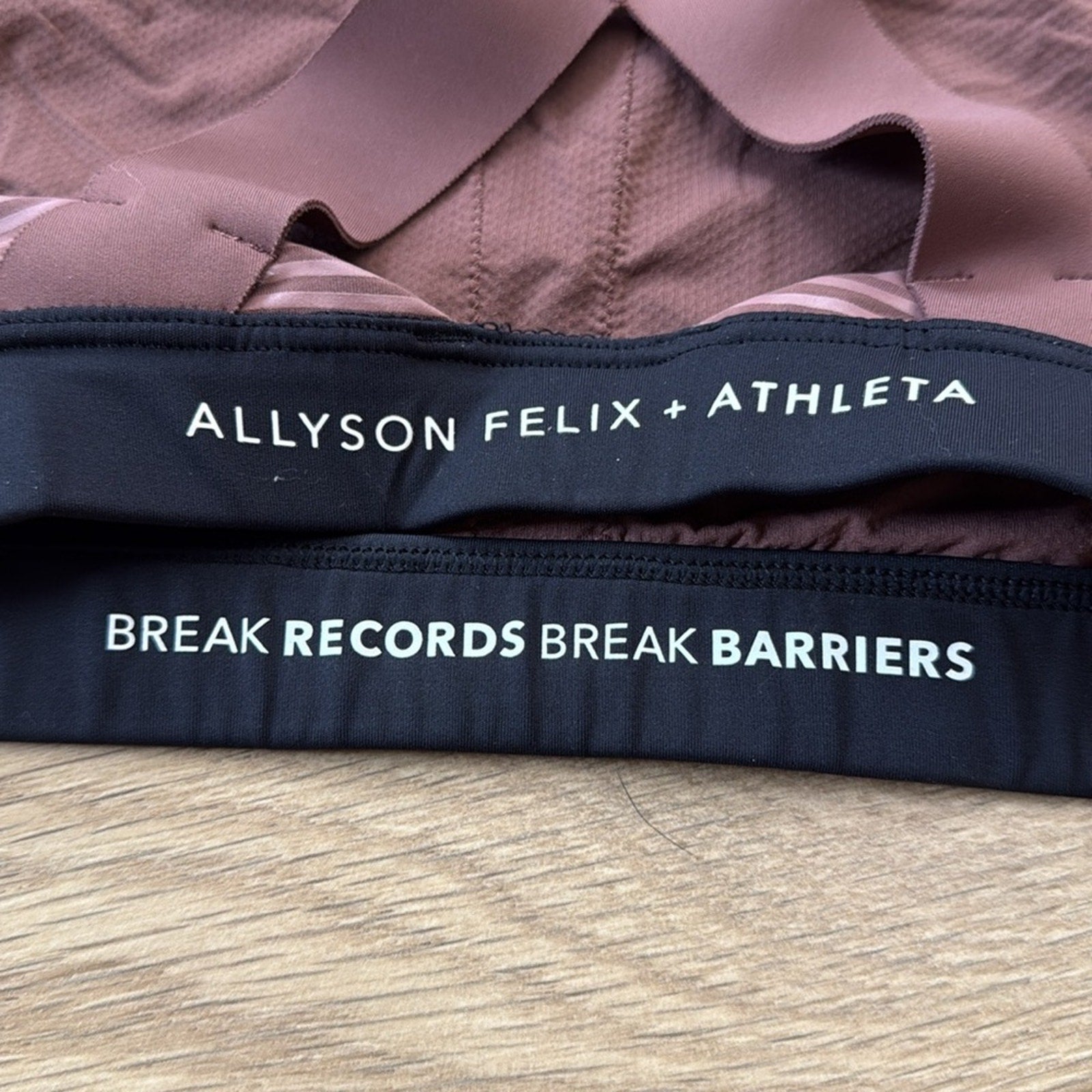 Athleta x Allyson Fenix Women's Burgundy Sports Bra Size Medium