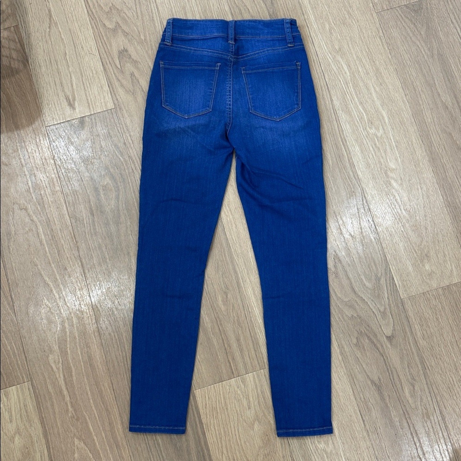 Celebrity Pink The Glam Deep Blue Skinny Jeans Size 25