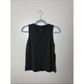 Tahari Dark Charcoal Sleeveless Knit Tank Merino Wool Size Small New!