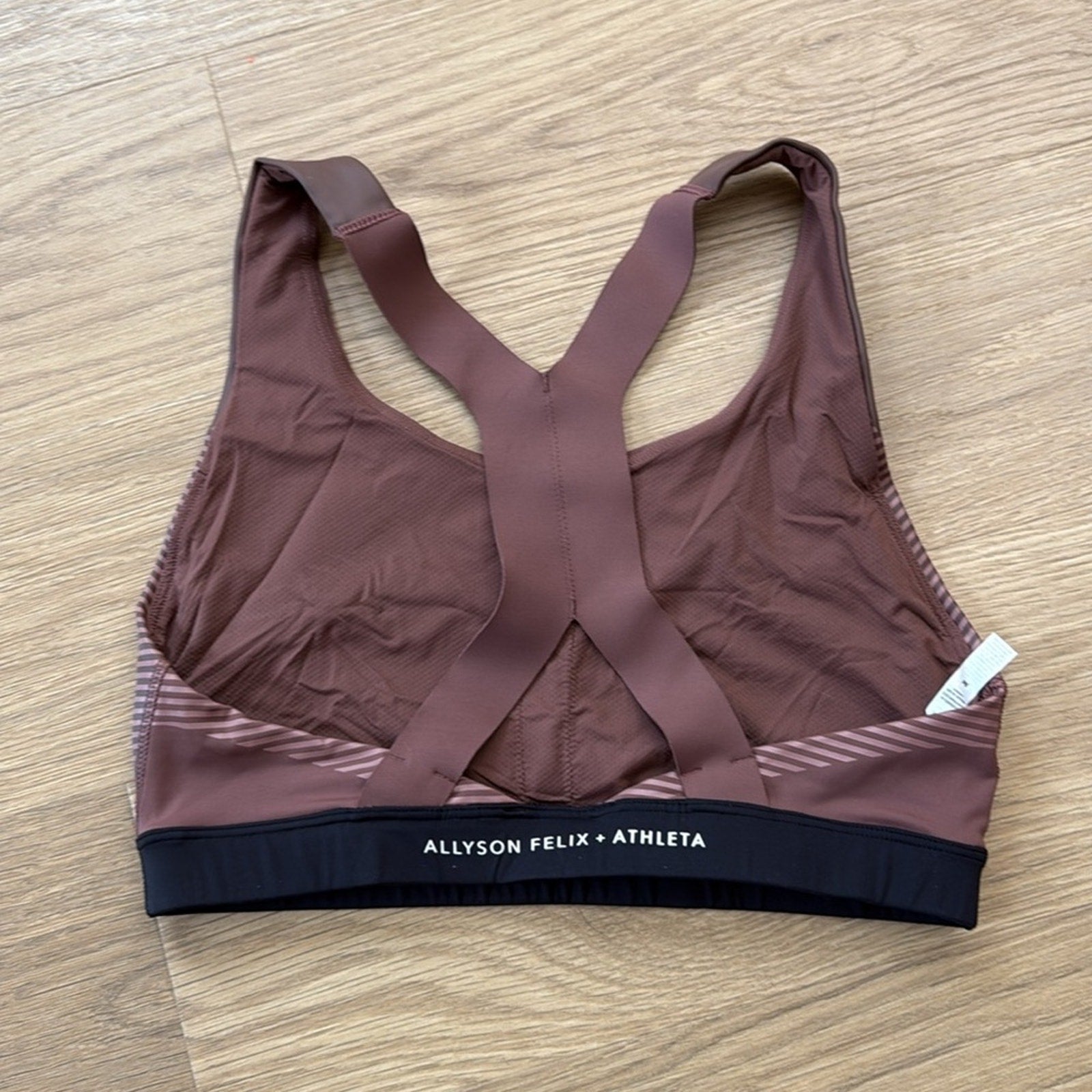 Athleta x Allyson Fenix Women's Burgundy Sports Bra Size Medium