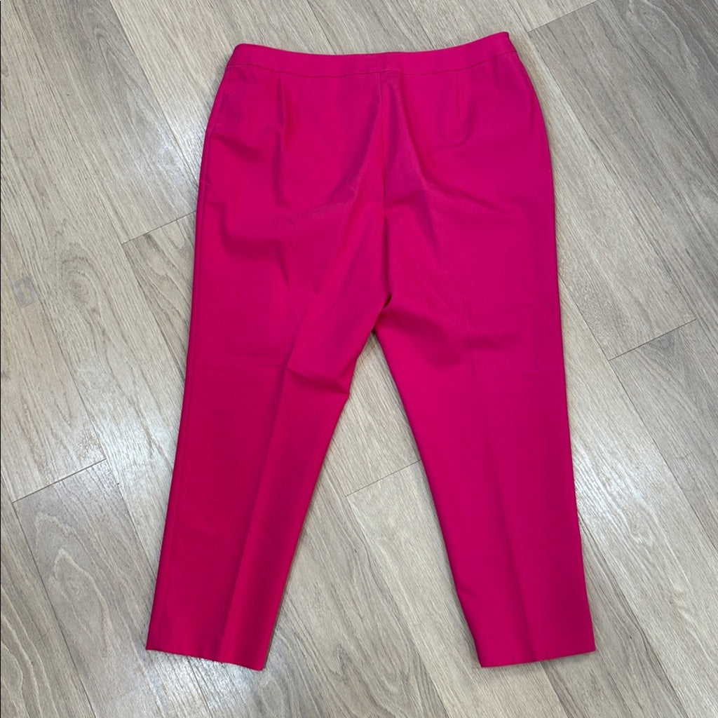 Jones Studio Fuchsia Ankle Pants Size 16W