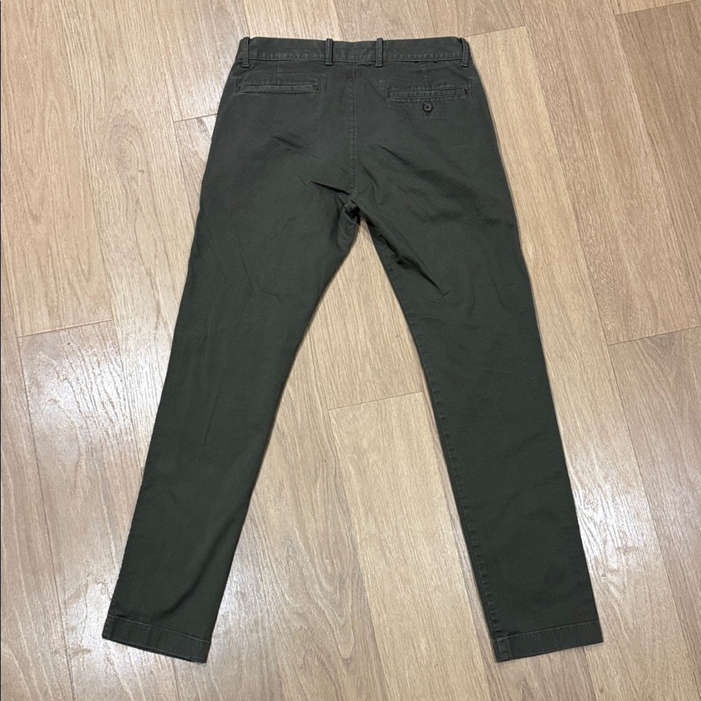 J. Crew Slim Fit Olive / Gray Pants Size 30x32