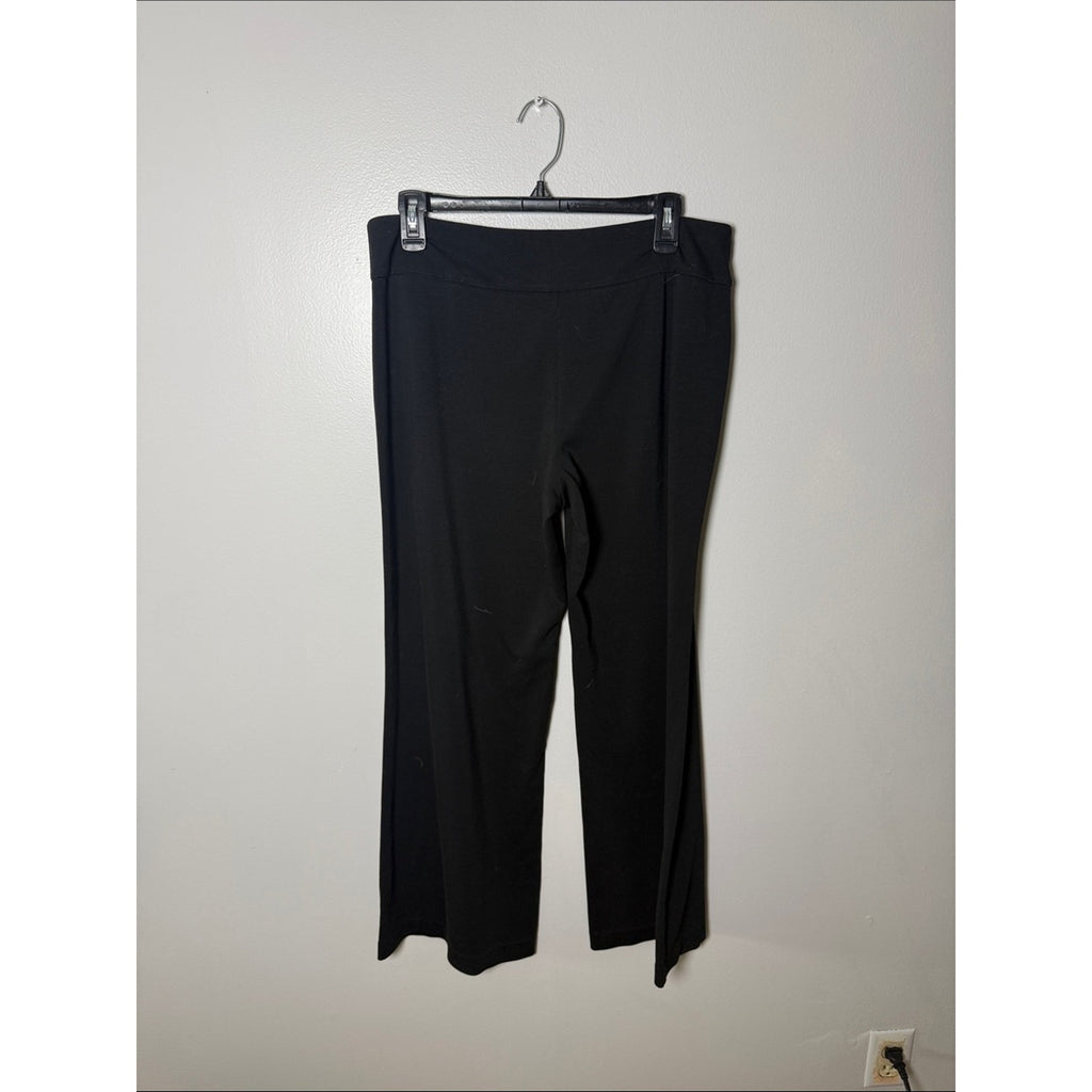 New York & Company Black Wide-Leg Knit Pants Size Medium