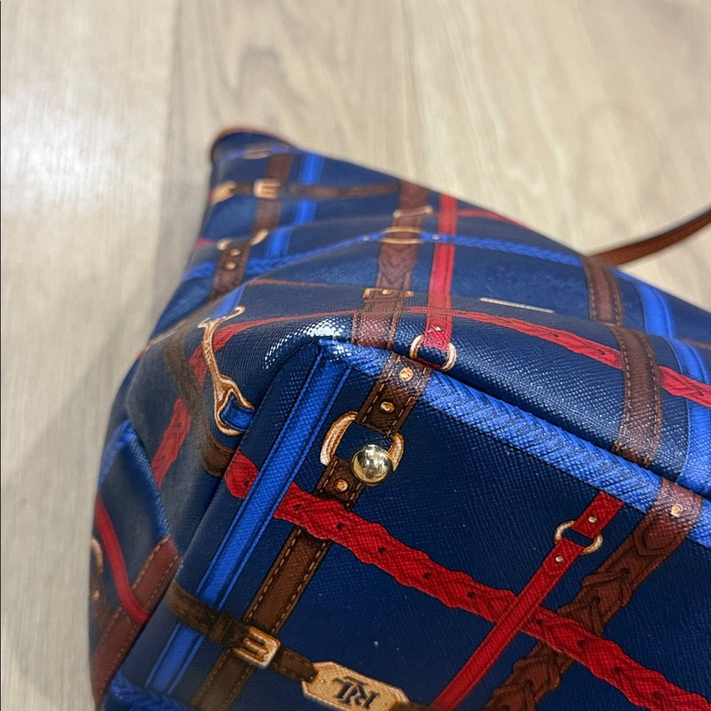 Lauren Ralph Lauren Equestrian Print Tote Bag