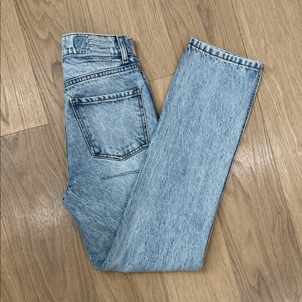 REVICE Ex Boyfriend Player One Wash Distressed Denim Jeans Size 25 NEW!