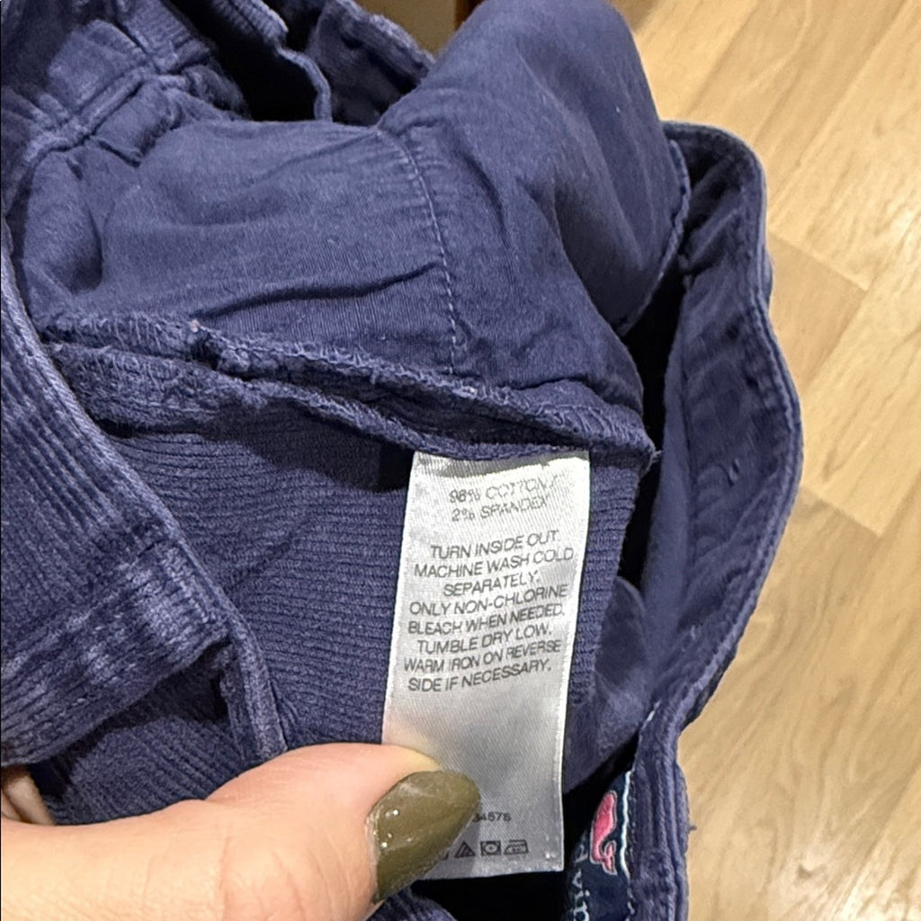 Vineyard Vines Navy Corduroy Boy's Pants Size 10