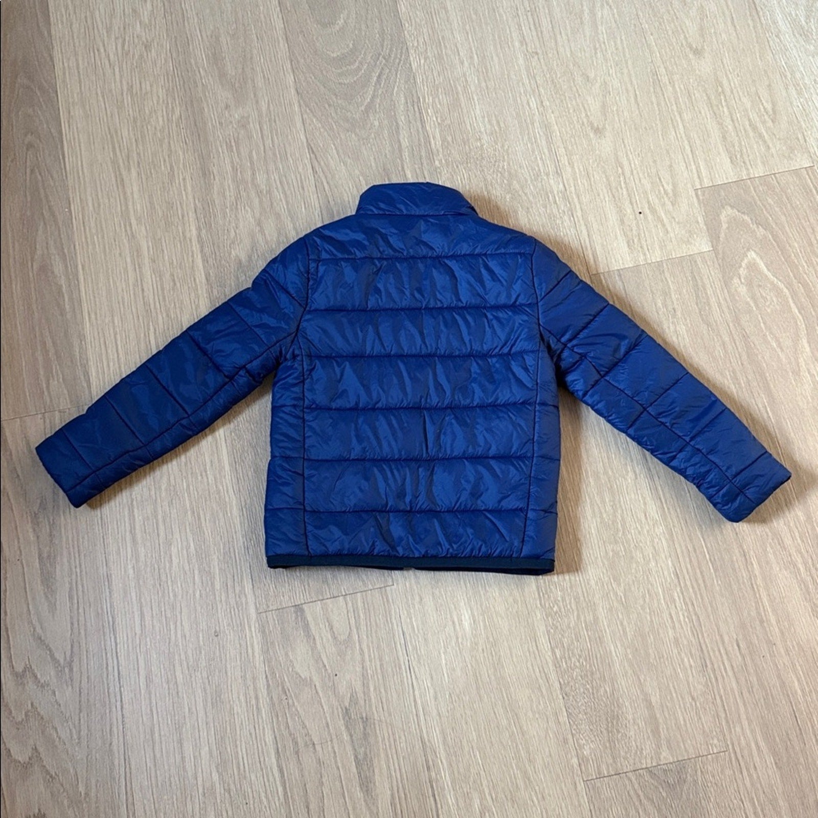 Vineyard Vines Blue Kids Zip Up Puffer Jacket Size 5