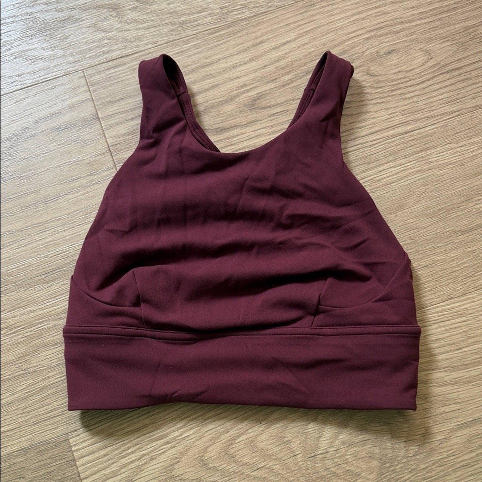 Lululemon Burgundy Sports Bra Size 4