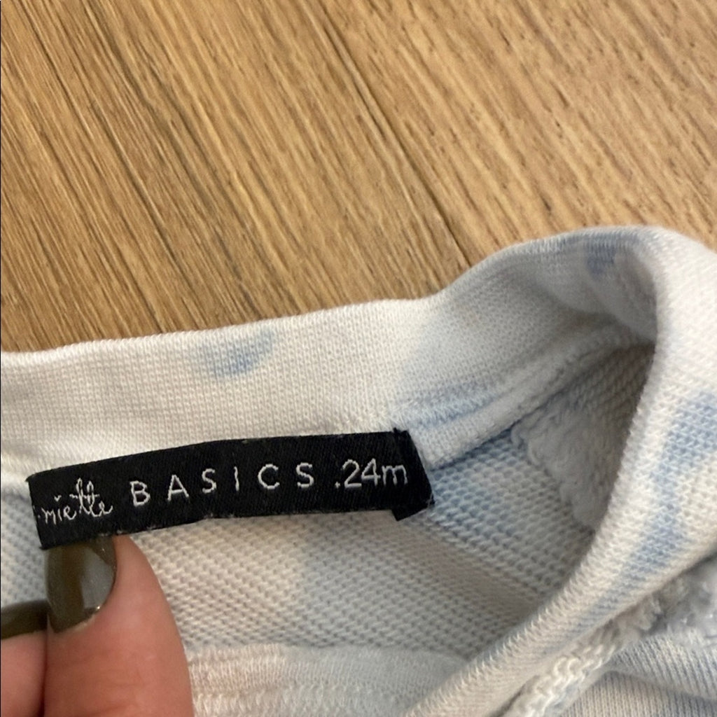 Miki Miette Blue Tie-Dye Sweatshirt and Joggers Set Size 24 Months