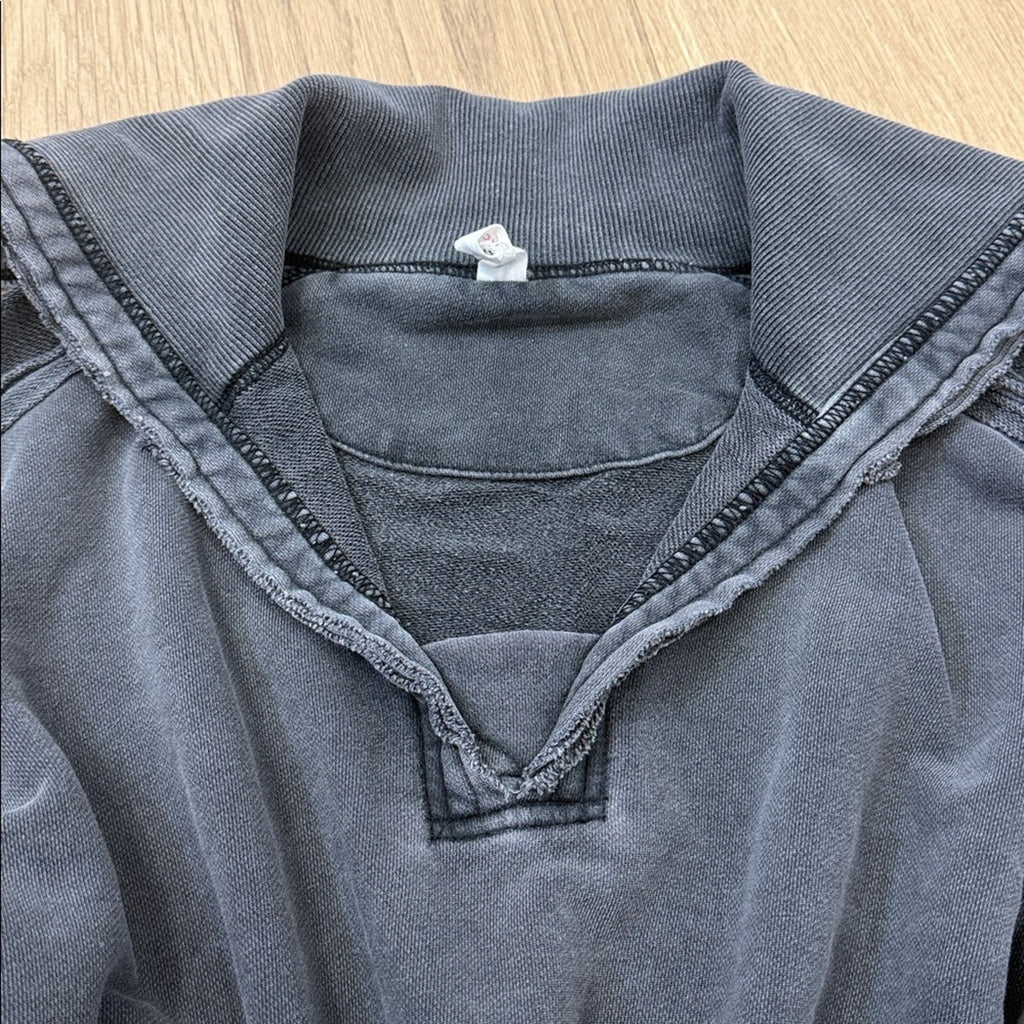 Daily Practice Women's Gray Collared Sweatshirt Size XXS