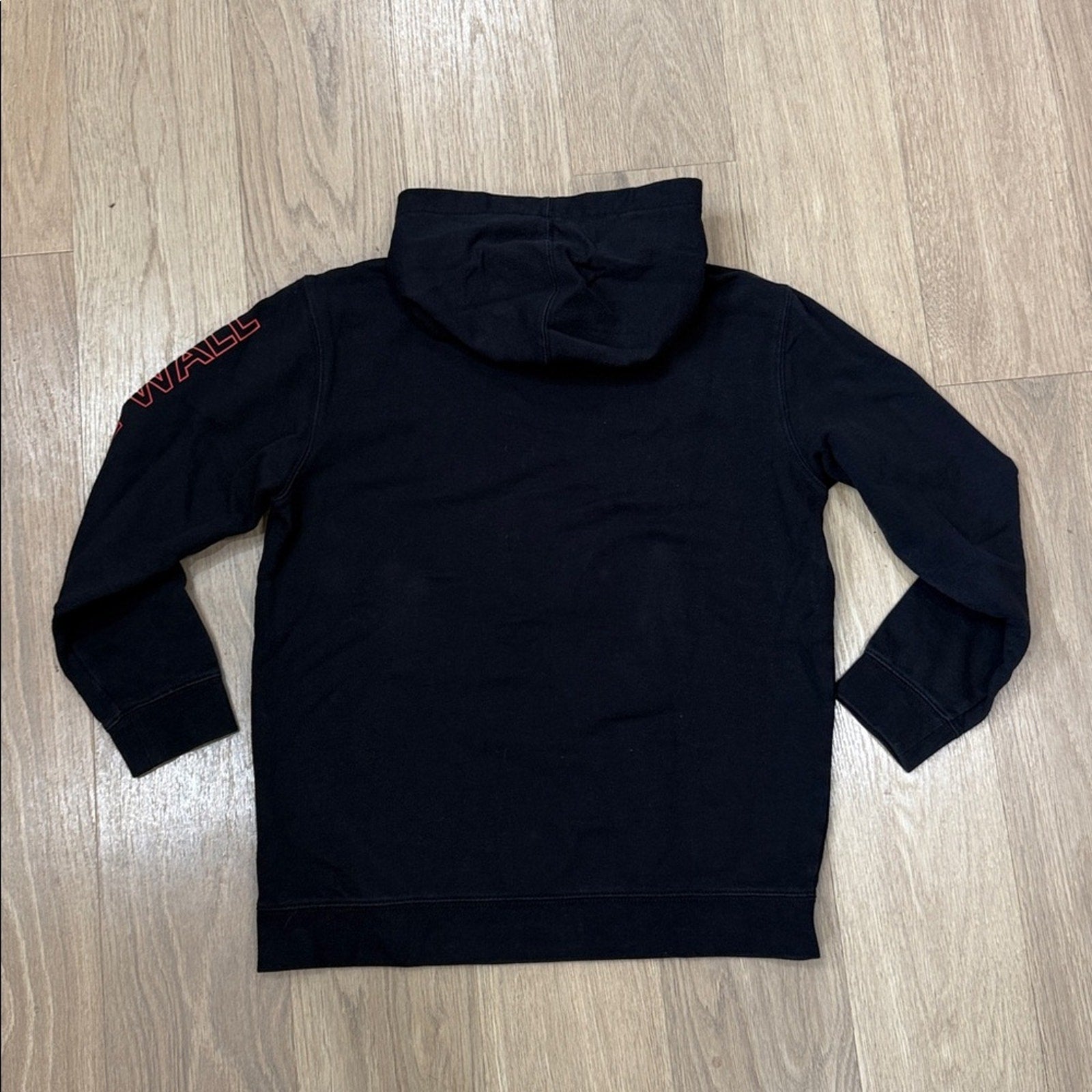 Vans Boys Up in Flames Hoodie Long Sleeve Pullover Hooded Sweatshirt Size XL