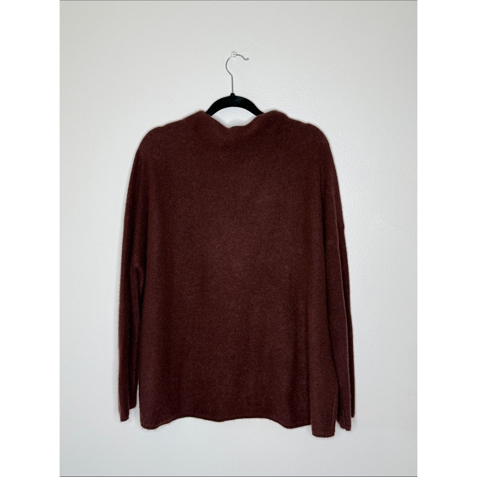 Vince Women's Cowl Neck Sweater in Deep Wine Size Large