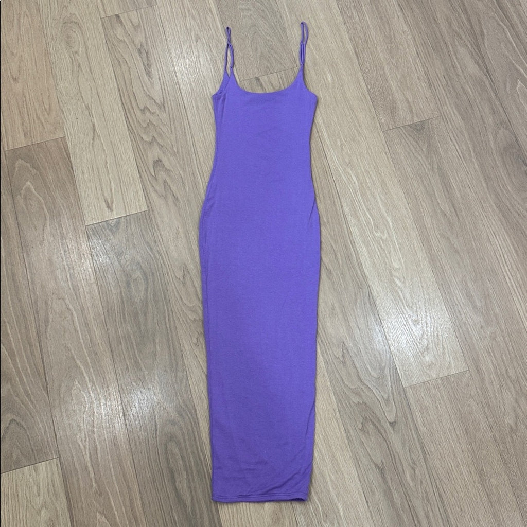 Naked Wardrobe Purple Sleeveless Maxi Dress Size XS
