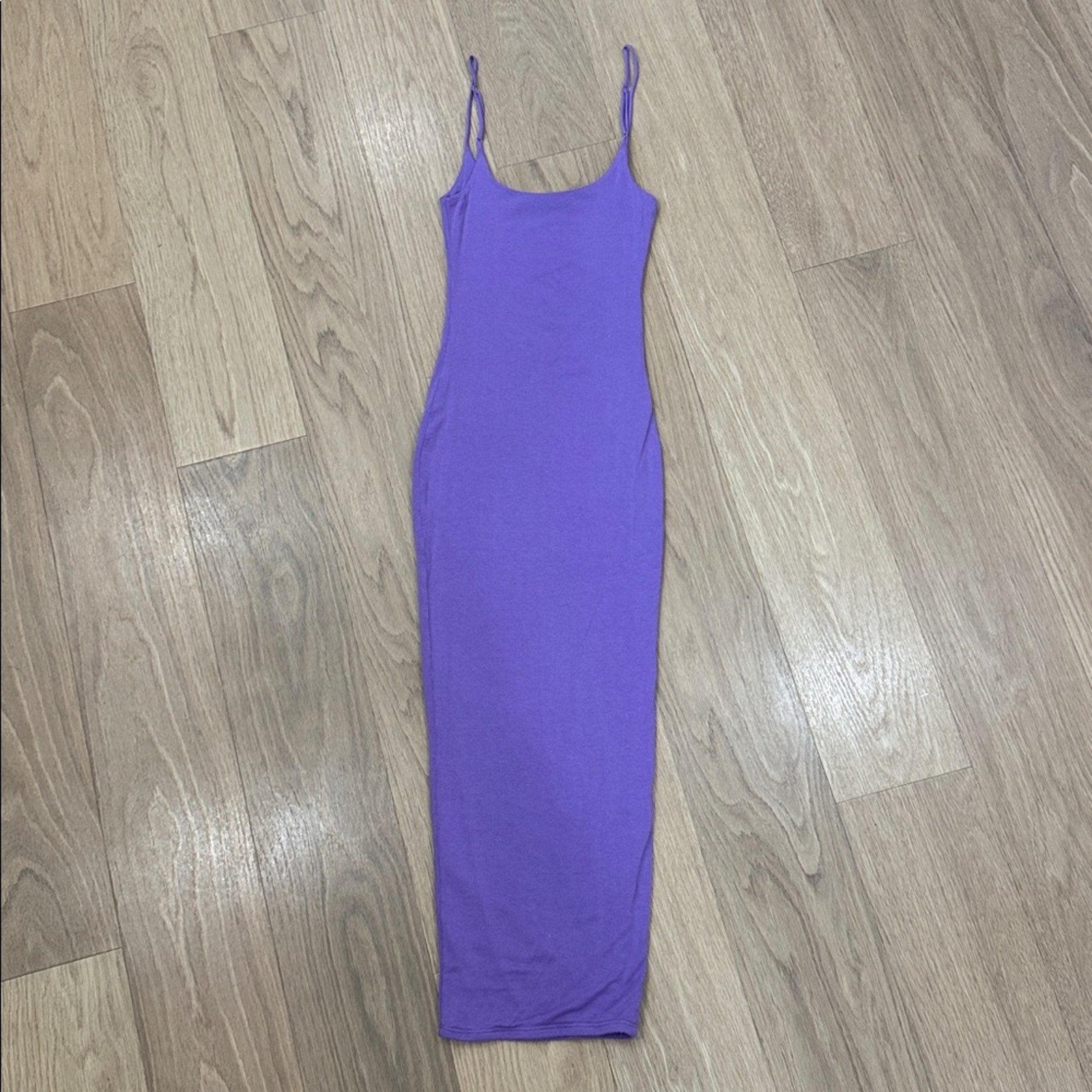 Naked Wardrobe Purple Sleeveless Maxi Dress Size XS
