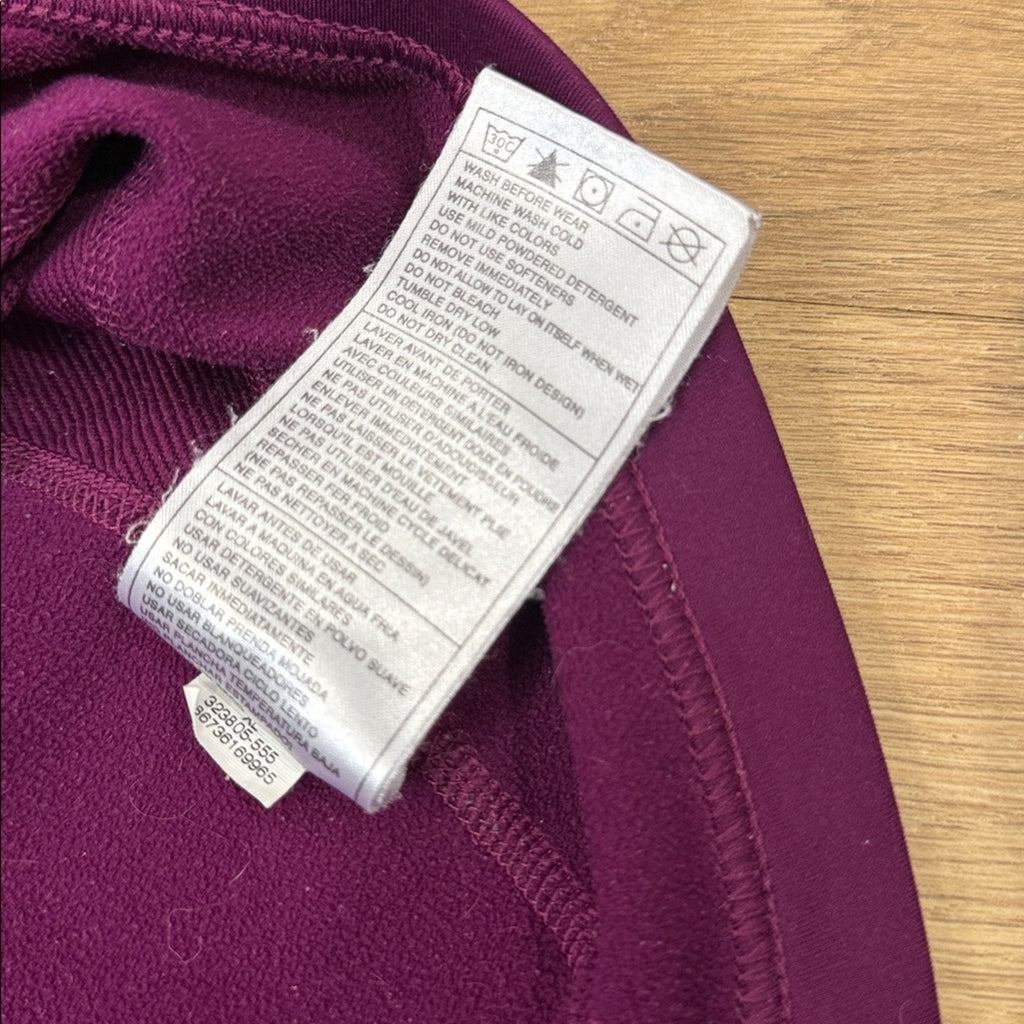 Nike Dri-Fit Full Zip Athletic Jacket in Purple Size XL (16-18)