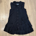 Anthropologie Sleeveless Asymmetrical Ruffle Shirt Dress Size Medium