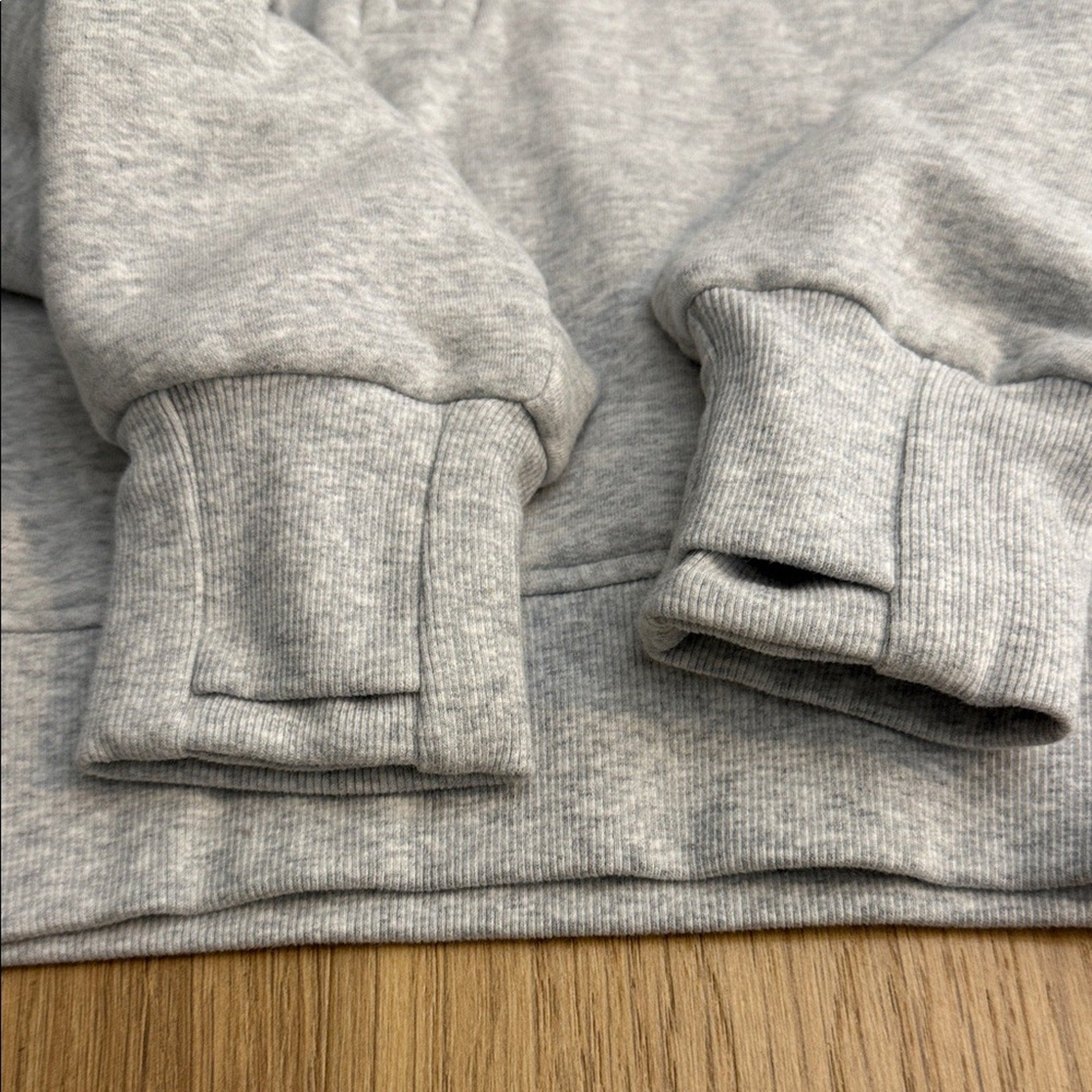 Athleta Girl Light Gray Cropped Length Athletic Hoodie Size Medium