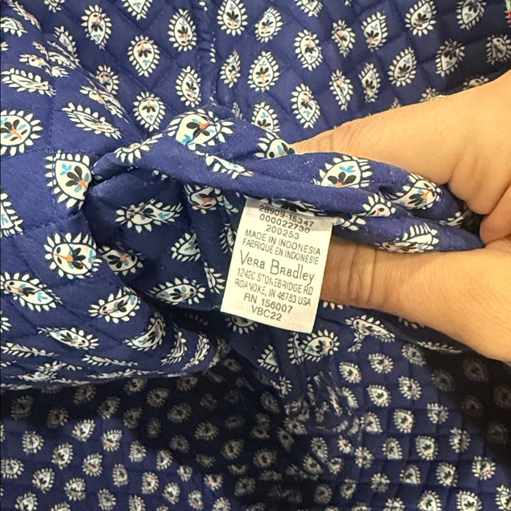 Vera Bradley Grand Tote Bag in the Paisley Jamboree Pattern and Cotton Material