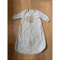 Carter's Light Gray & White Striped Lion Sleep Sack Size 6-9 Months
