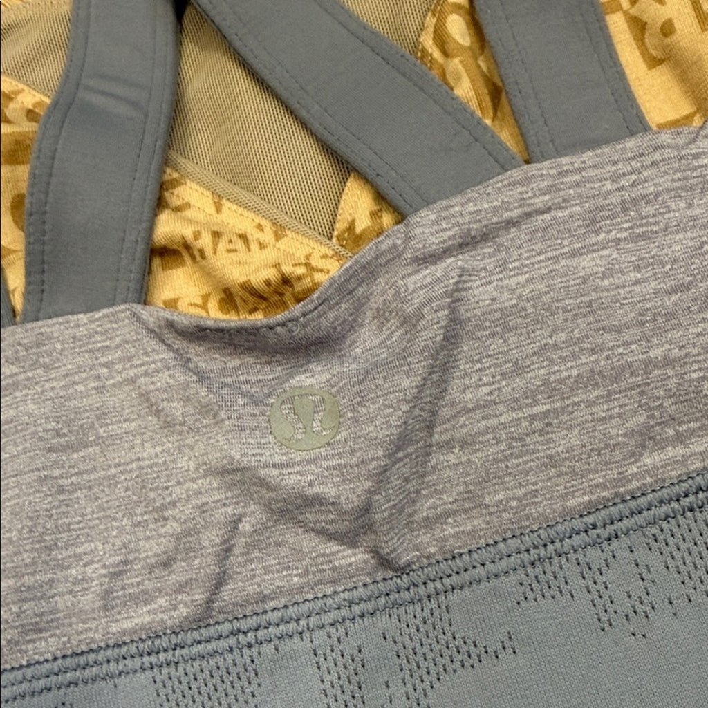 Lululemon Chaturanga Tank - Heathered Fossil Luxtreme - Size 8