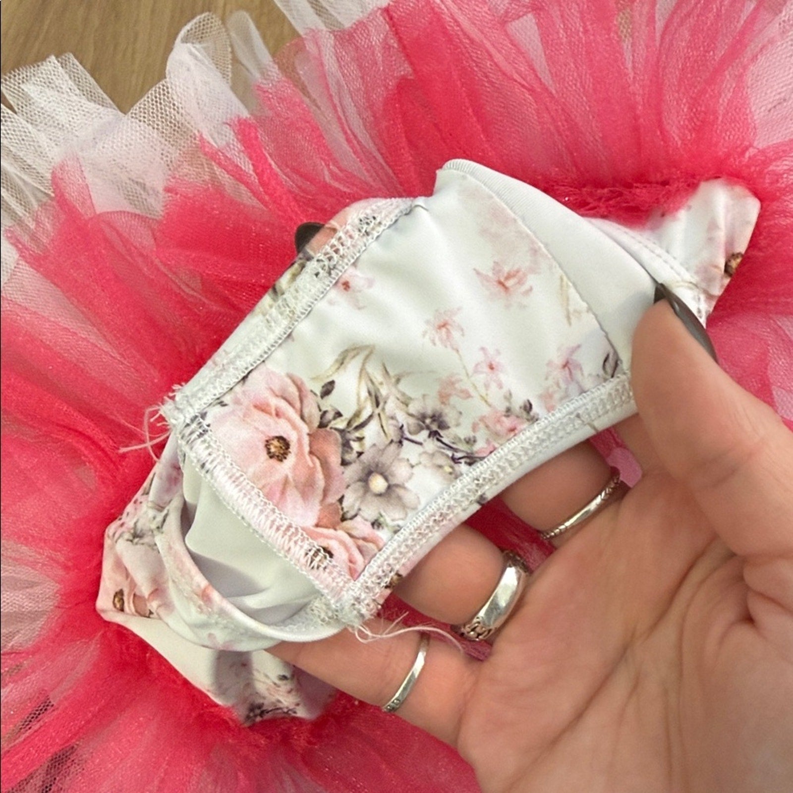 Danse De Paris Floral Pink Tutu Dress for Kids Size XS