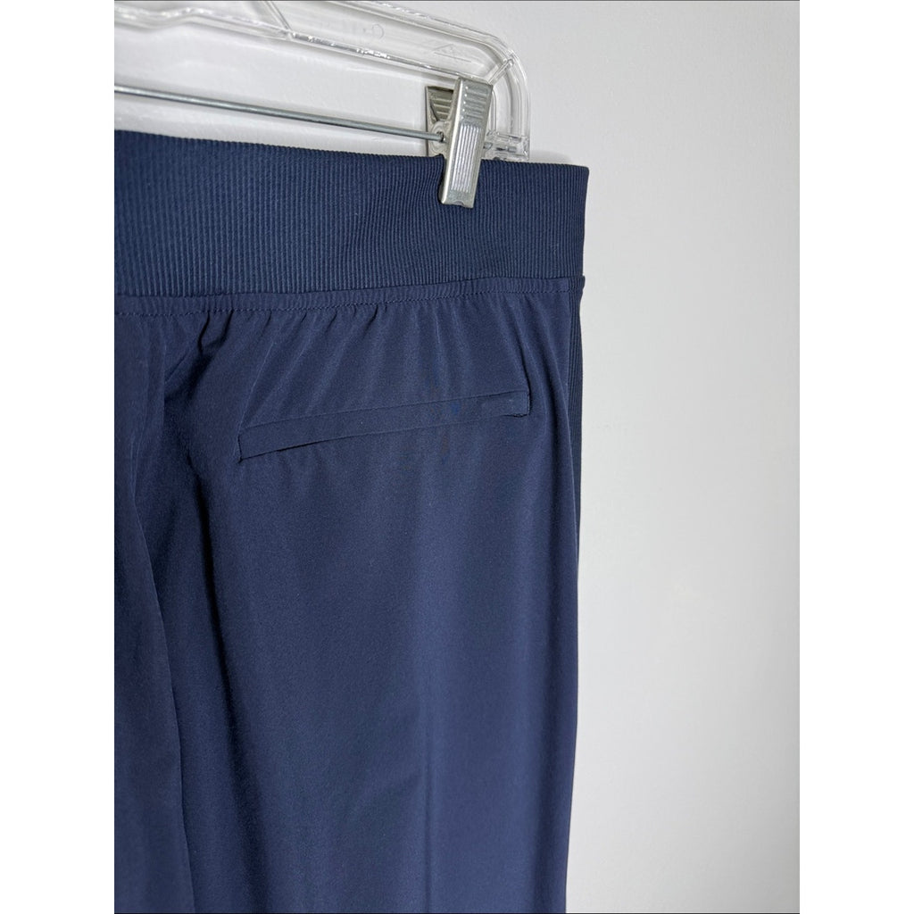 Athleta Navy Pull-On Straight Leg Pants Size 12