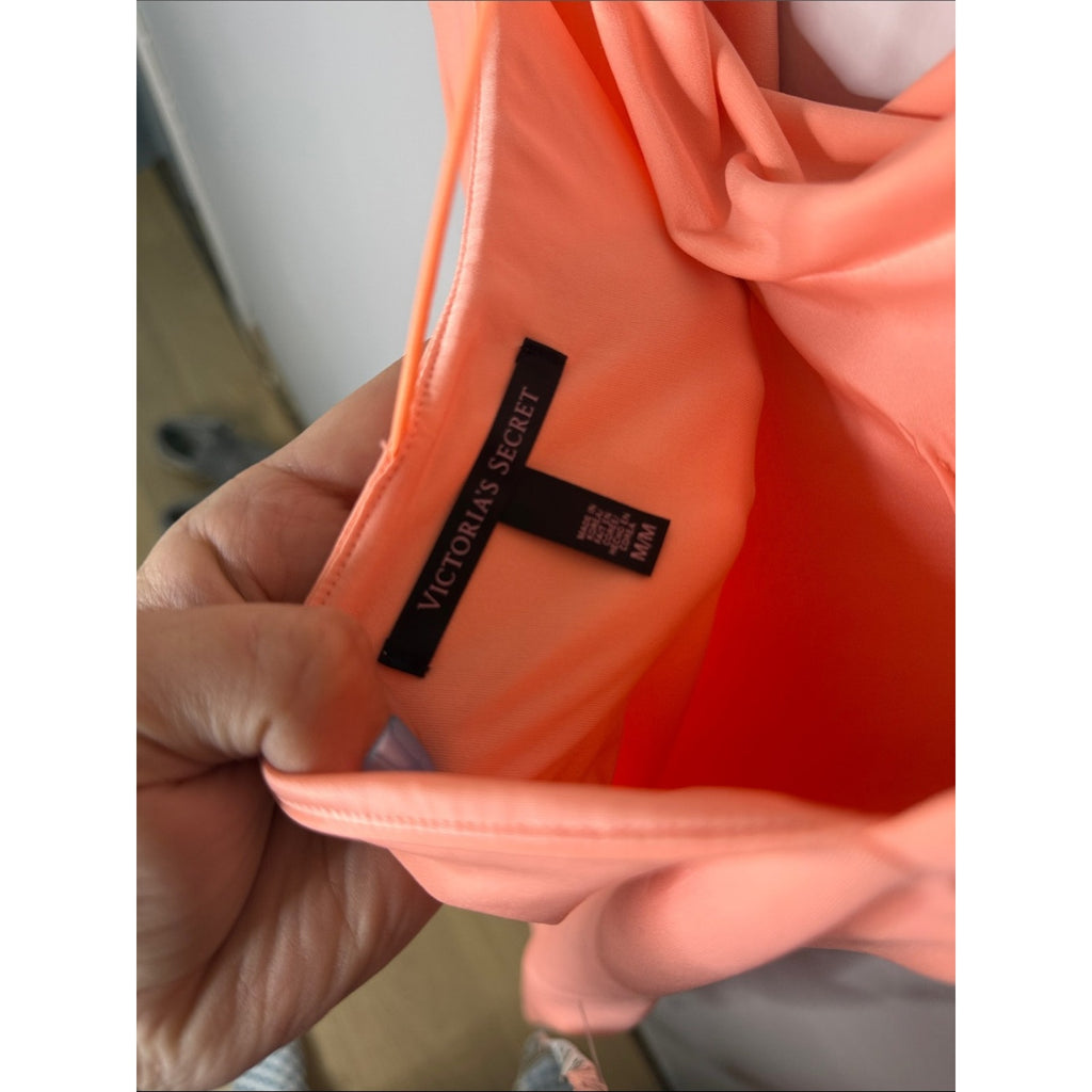 Victoria's Secret Women's Peach Cowl Neck Dress Size Medium