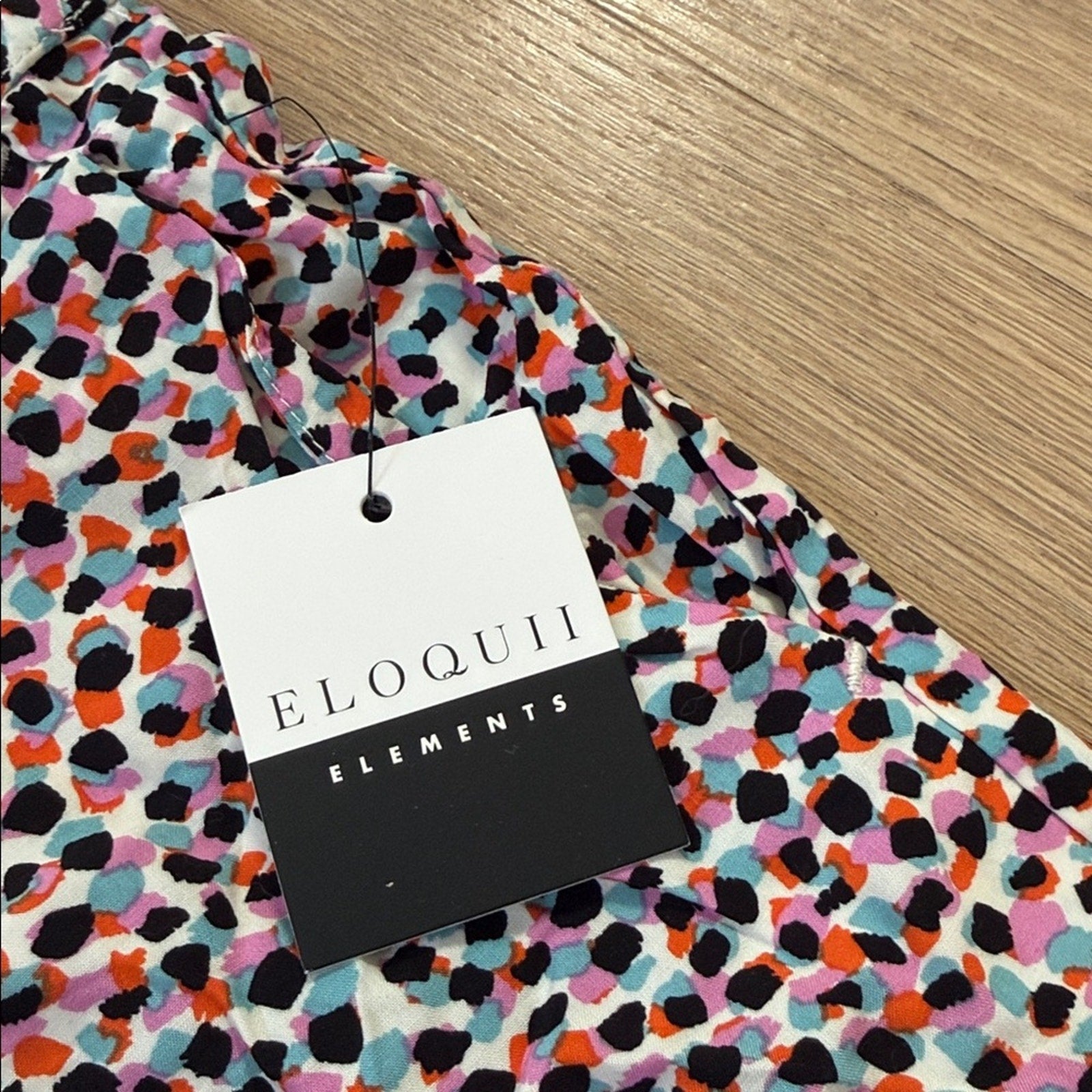 Eloquii Elements Multicolored Polka Dot Pull On Shorts Size 18 NWT!