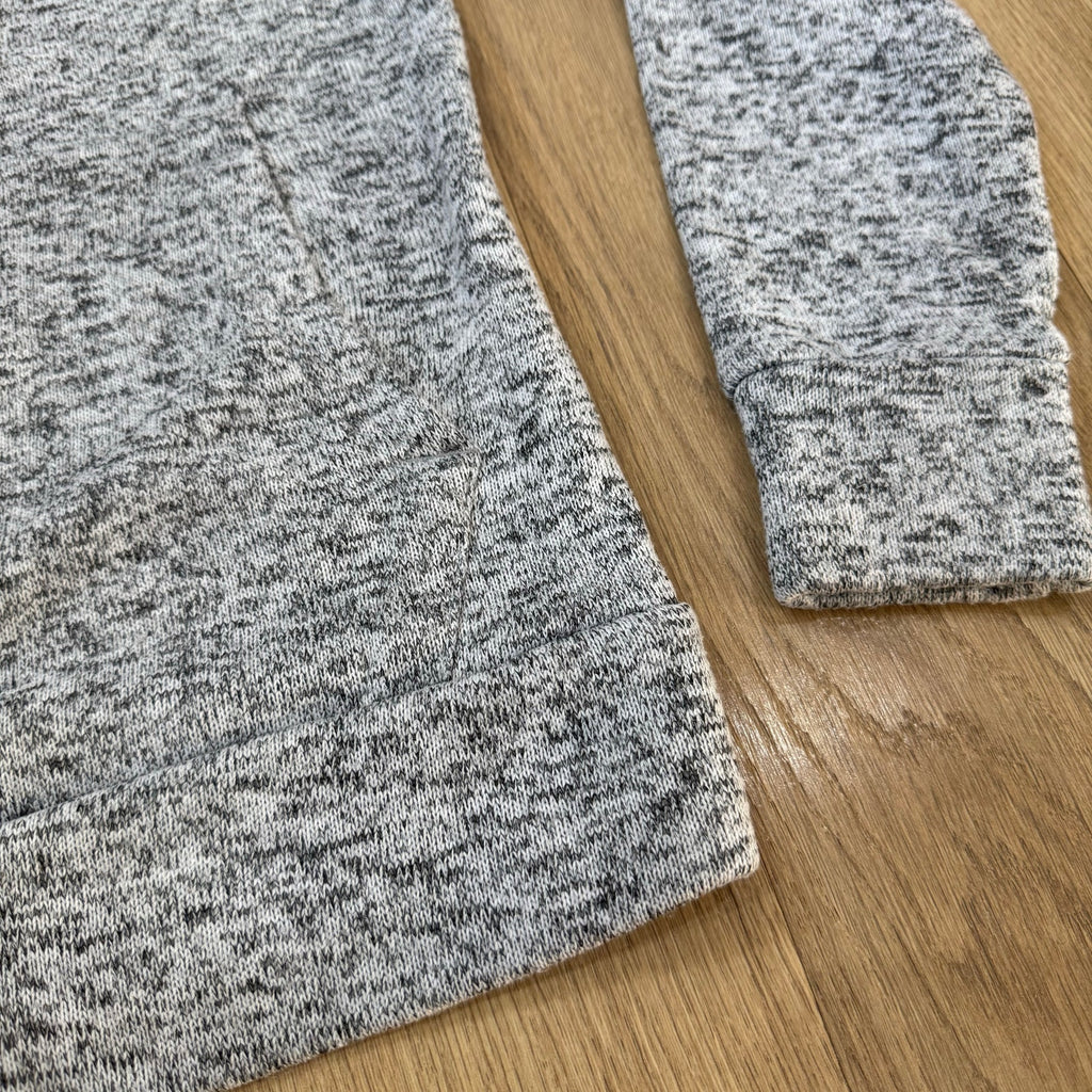 Derek Heart Women's Funnel Neck Pullover - Heather Gray Space Dye Fleece Size Small