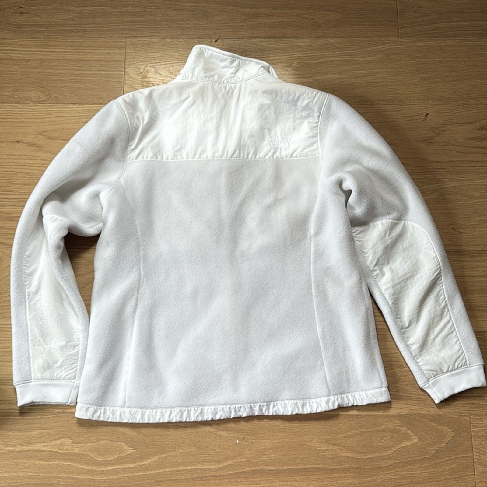 The North Face White Polartec Zip-Front Fleece Jacket - Women's Size Large