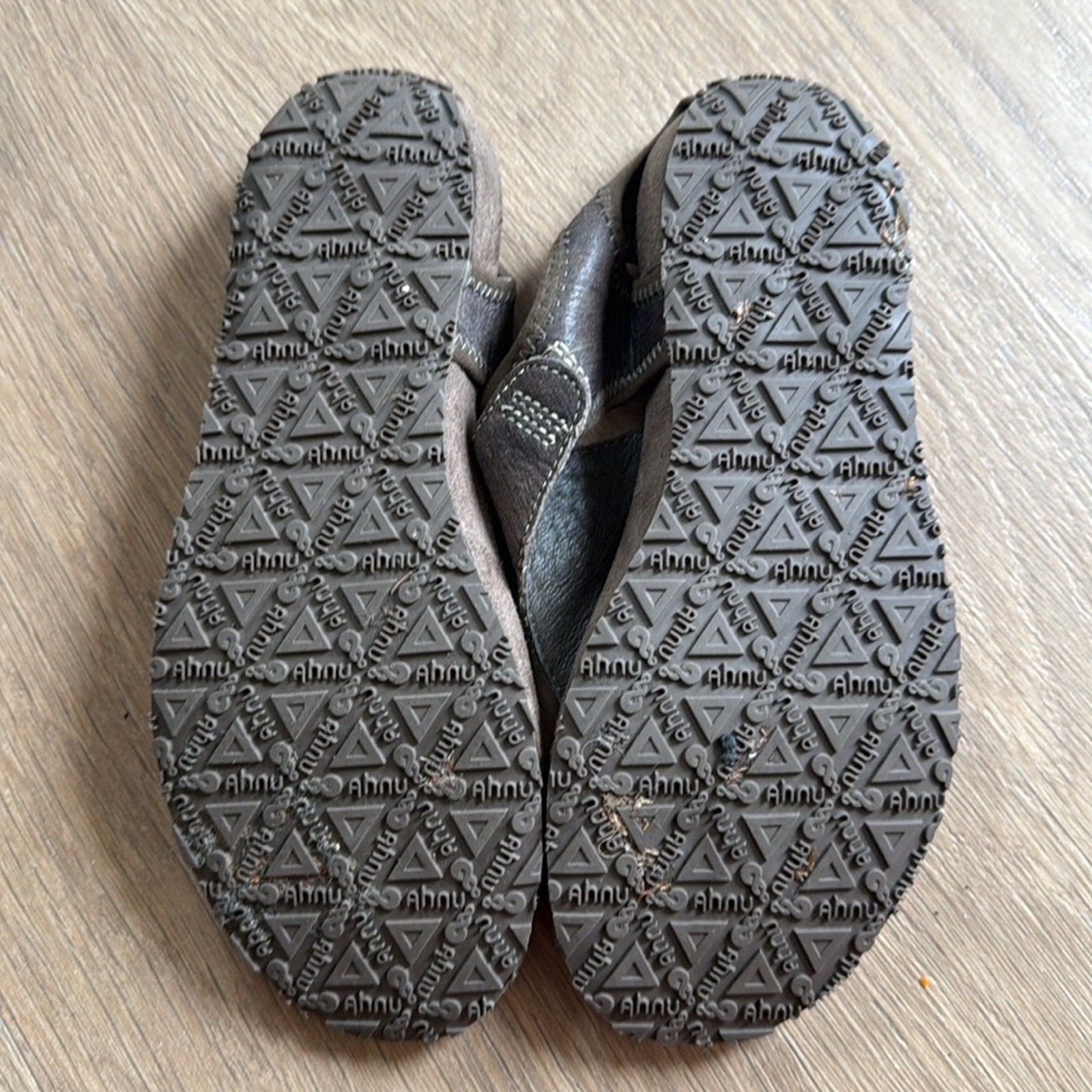 Ahnu Brown Strap On Leather Sandals Size 6