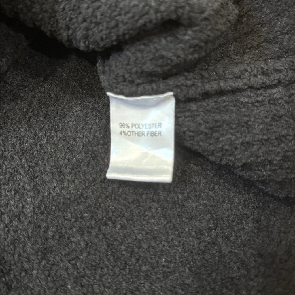 Belle Vere Black Chenille Turtleneck One Sleeve Sweater Size Medium